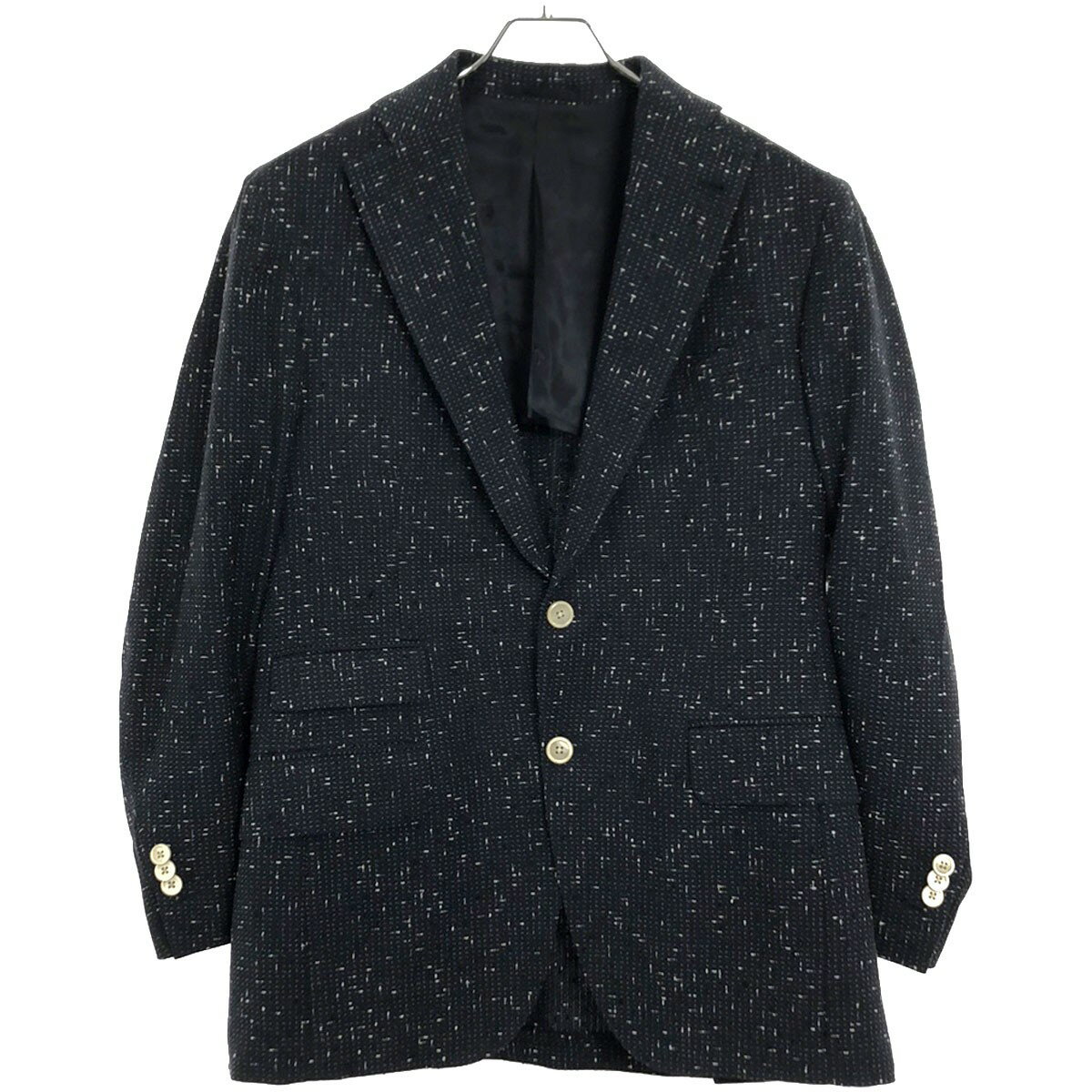 GABRIELE PASINI ガブリエレ パジーニ ピリング加工3ピースセットアップスーツ ネイビー 48 【中古】 IT2KHEJDTVF6