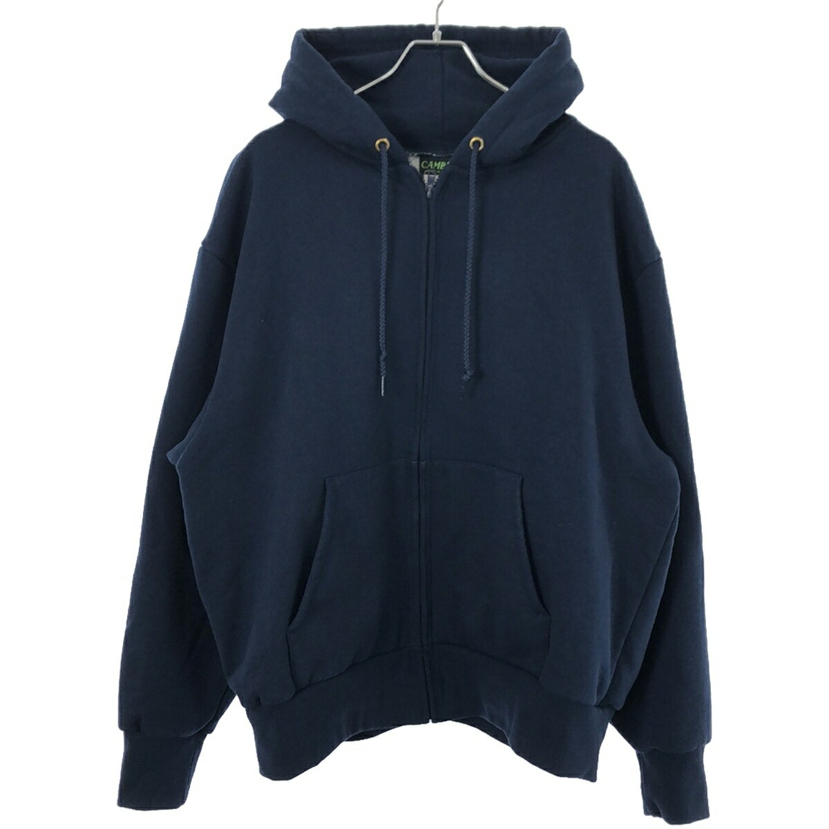 CAMBER キャンバー CROSS KNIT ZIPPER HOODED コットンポリエステルジップアップパーカー ネイビー XL 【中古】 ITYNVSOLRI8O