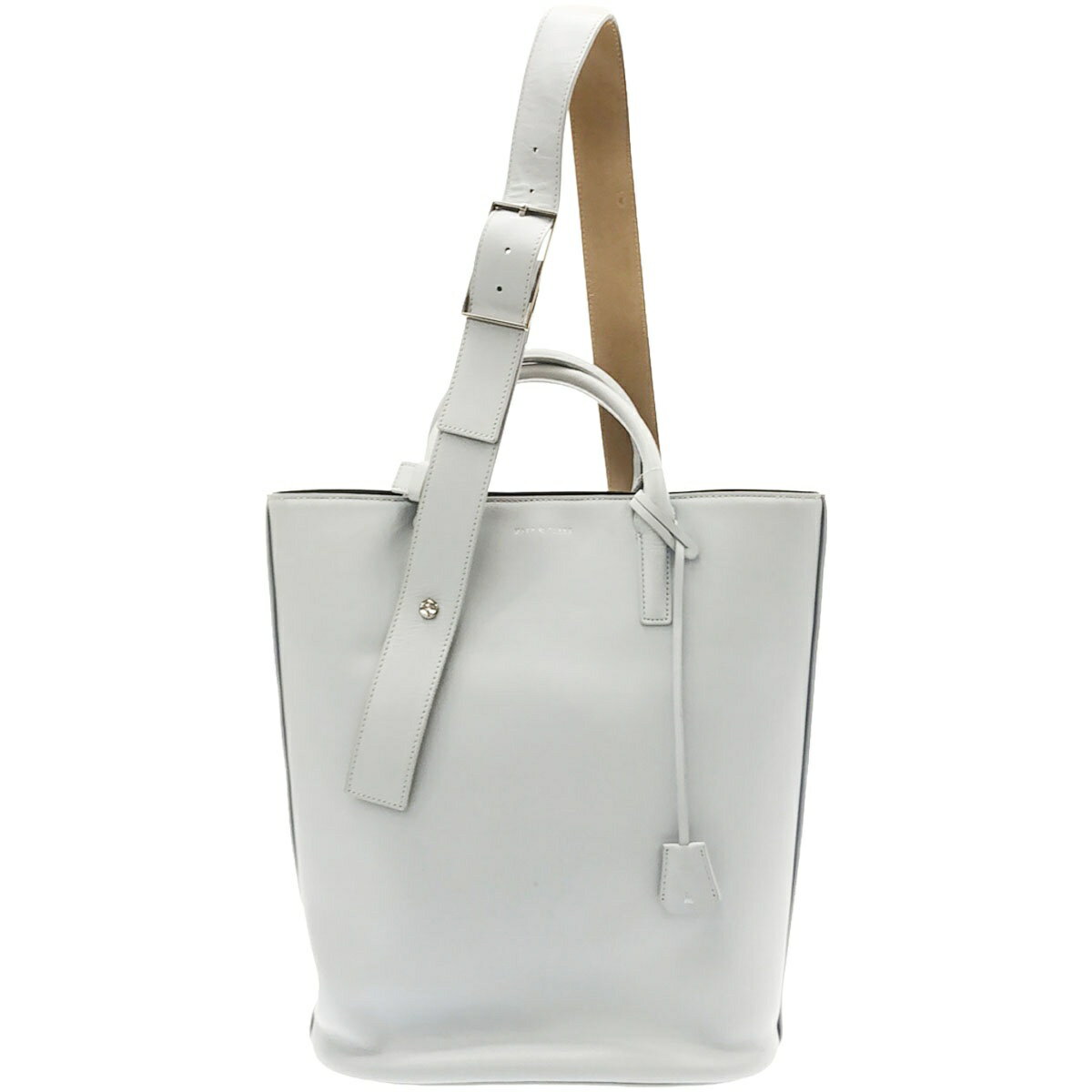 楽天MODESCAPE 楽天市場店MARY AL TERNA メアリオルターナ BOW 2WAYレザーショルダーバッグ サックスブルー 【中古】 ITT9WYXU9NXG