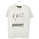 MARC JACOBS マーク ジェイコブス PEANUTS SNOOPYプリントヴィンテージ加工Tシャツ ホワイト XS 【中古】 ITDRETLZ0ZR2