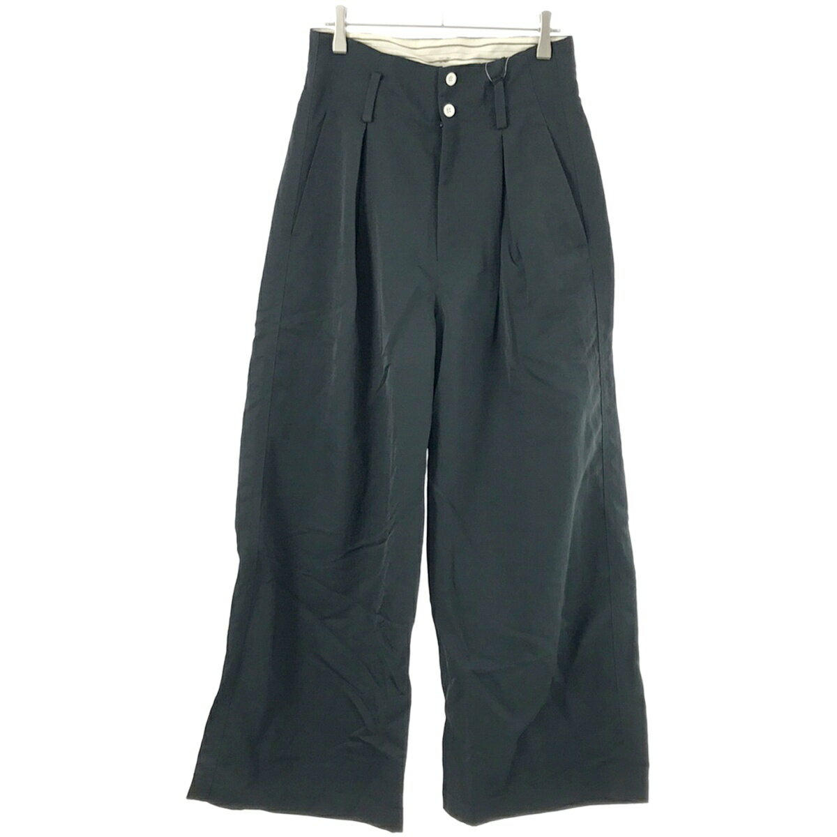 F/CE. エフシーイー 24SS RE-NYLON TUCK TROUSERS リナイロン タック トラウザーズ FSU0324U0001 ブルーグレー S 【中古】 ITOH027HD3TA