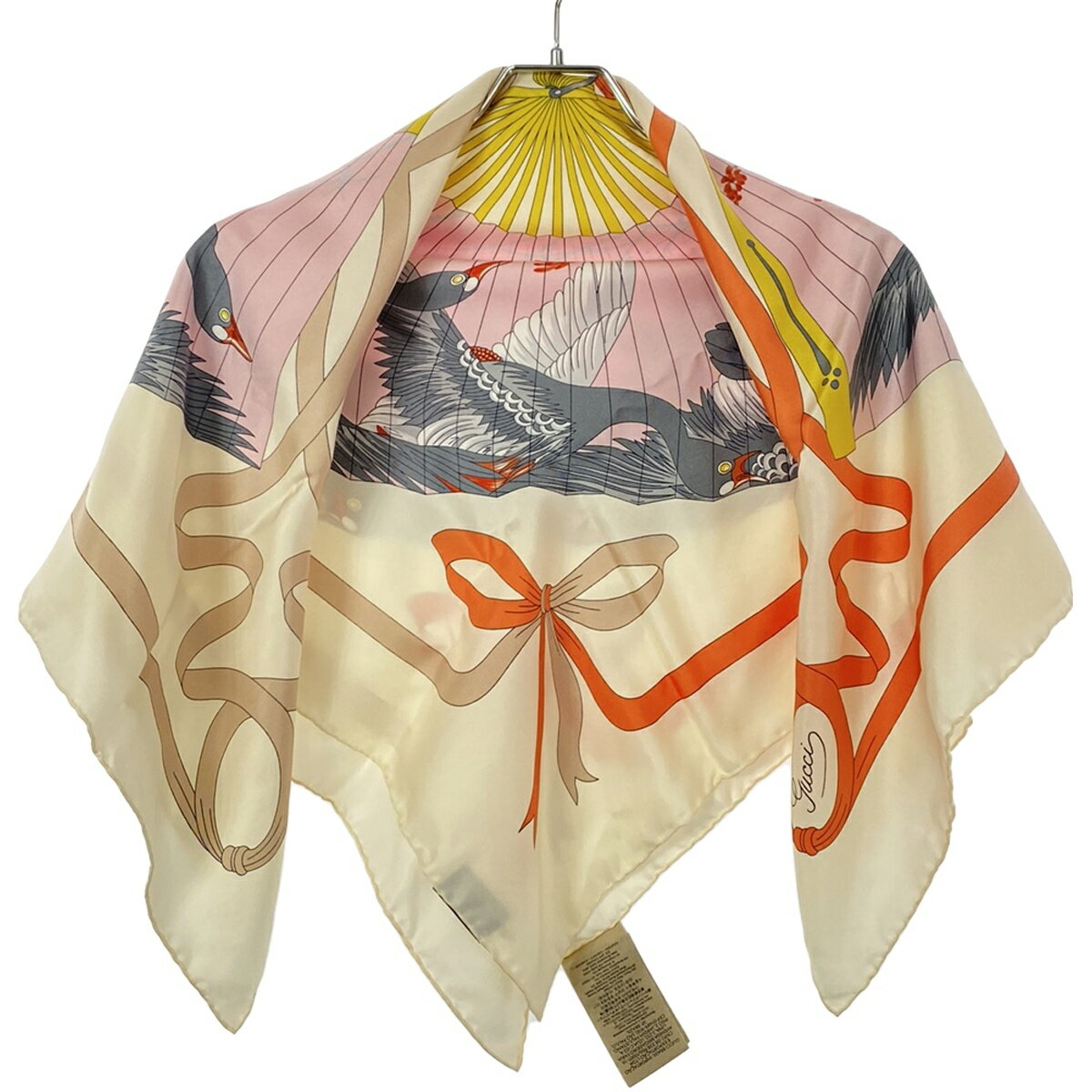 楽天市場】グッチ 中古(素材(生地・毛糸)シルク)(マフラー 楽天市場】グッチ 中古(素材(生地・毛糸)シルク)(マフラー