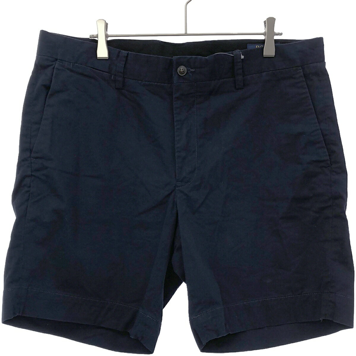 Cotton Pants - POLO RALPH LAUREN ポロラルフローレン ストレッチストレートフィットショーツ ブルー 34 【中古】 ITFDFGW1DPBM