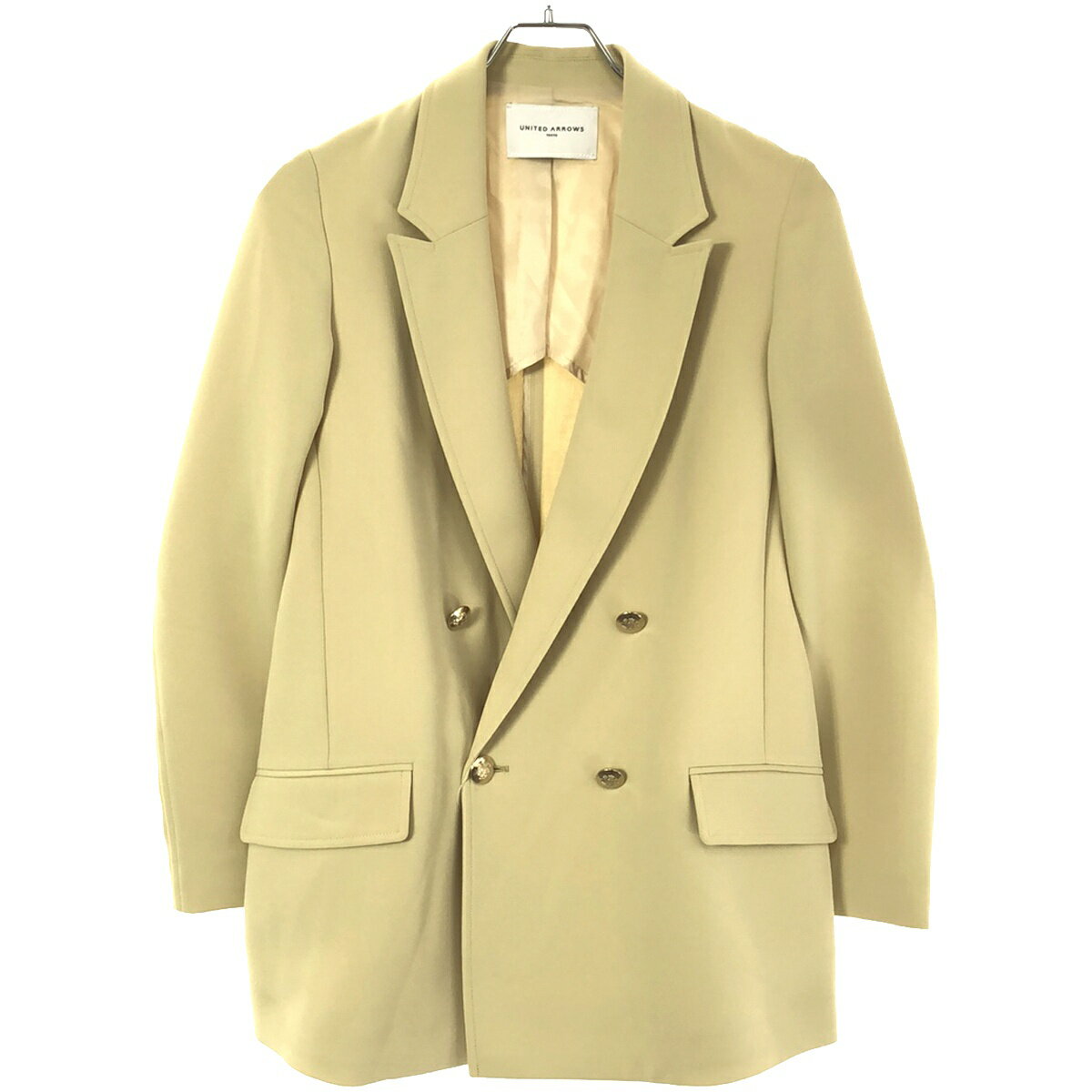 乐天商城 - UNITED ARROWS ユナイテッドアローズ 23SS P SOFT ダブルブレストブレザージャケット 1522-144-2901 イエロー系 34 【中古】 ITEIIZM8ZNBY