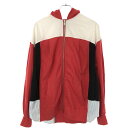 UNDER COVER アンダーカバー 19SS ジップアップ切替パーカー UCW1814 レッド×マルチカラー 1 【中古】 ITLNG7RY23NO