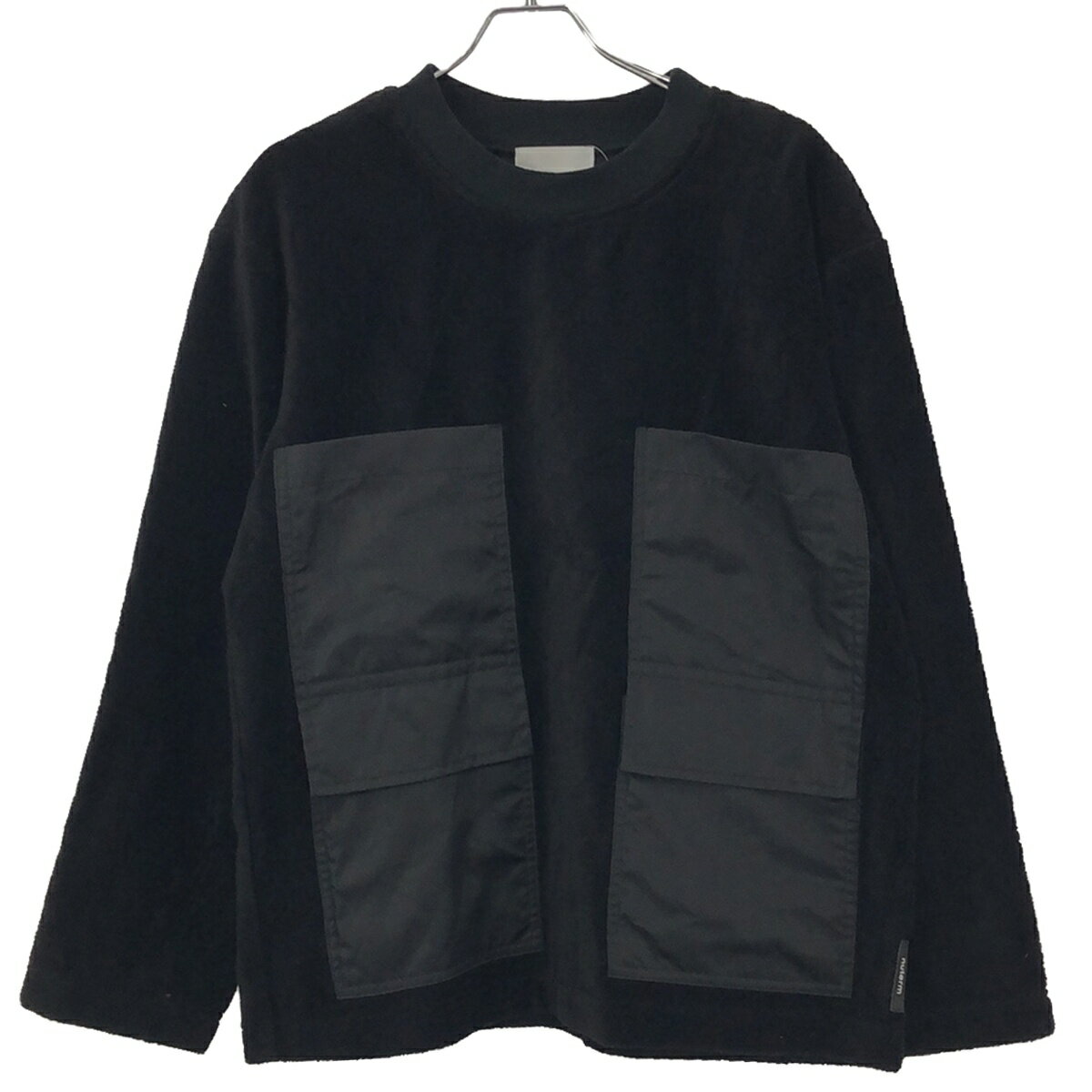 nuterm ニューターム 19AW ナイロン切替ボアフリーストップス 005TT-019W ブラック S  IT2LDEPZR9S8