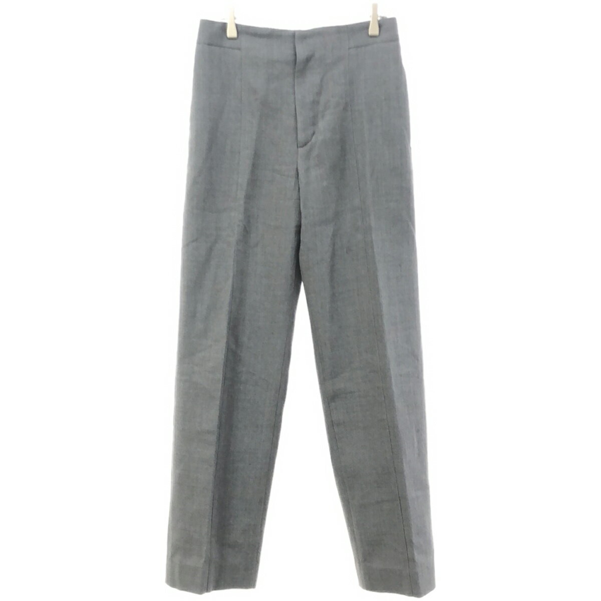 Rakuten - amber アンバー 22AW ウールワイドトラウザーズパンツ 22fw-amb-pt01 グレー 【中古】 ITRASWQZXUWA