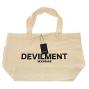 MOON AGE DEVILMENT ムーンエイジ デビルメント キャンバストートバッグ mac-0379 アイボリー 【中古】 IT3NU8QGMCRT