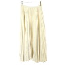 Christian Dior クリスチャンディオール 24SS コットンレーヨンプリーツスカート 412J04A3029 アイボリー 36 【中古】 ITXON...