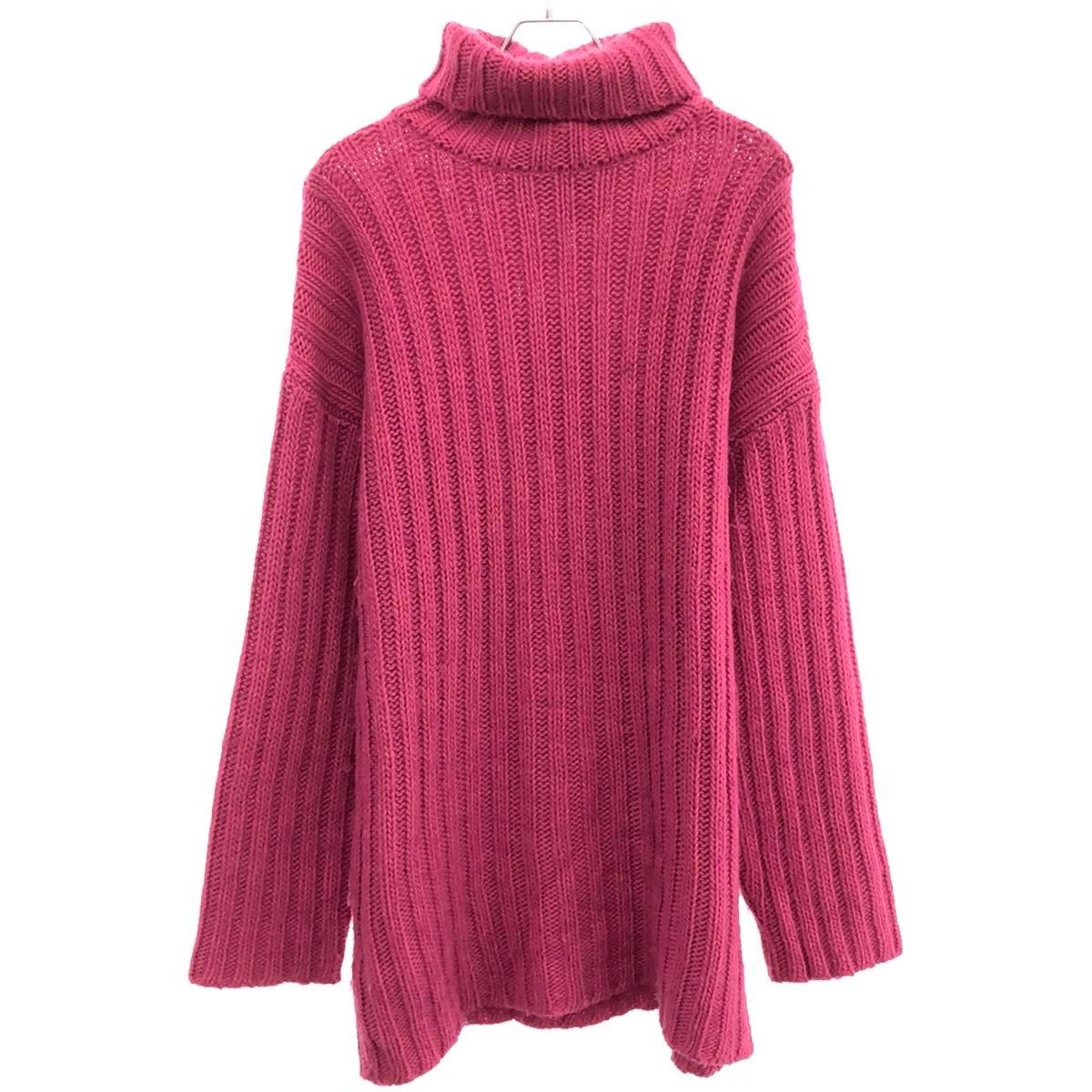 OUR LEGACY アワーレガシー 21AW LARGE RIB TURTLENECK タートルネックリブニットセーター M4203LB ピンク 48 【中古】 ITDPIBVKCY3M