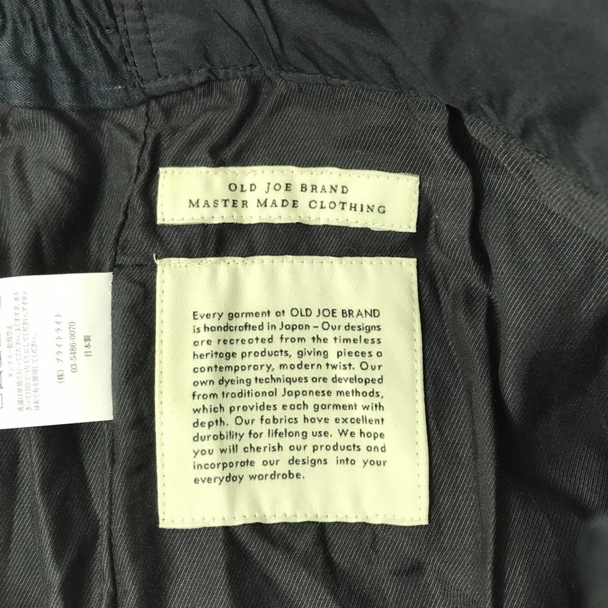 OLD JOE オールドジョー GATHERING-WAIST SPORTING TROUSER シルク混トラウザーズショートパンツ 241OJ-PT07 ブラック 36 【中古】 ITZA9CCKWSFS