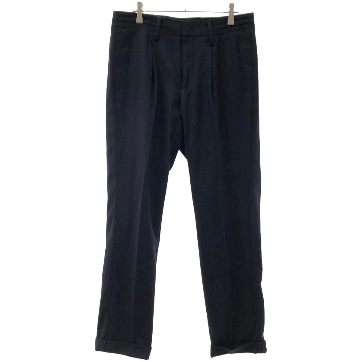 Rakuten - Adam et Rope WILD LIFE TAILOR アダム エ ロペ ワイルドライフテーラー カシミヤ混 ウールイージーパンツ GMS-5702-B ネイビー M 【中古】 ITJ5UZNCY6L4