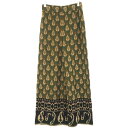 TAN タン 18AW MIX PATTERN PT ミックスパターンワイドニットパンツ TN18AW026 ブラウン系 F 【中古】 ITNX813DFRZM(4)