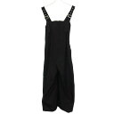 noir kei ninomiya ノワール ケイ ニノミヤ 23SS コットンシルクサロペット 3K-U001 ブラック XS 【中古】 ITPU48B0PZ02