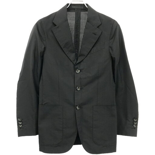 CARUSO カルーゾ 19SS シルクシアサッカー シングルブレステッド3Bセットアップスーツ GZS100ZN C618AZLC ブラック 42 【中古】 ITGC1V317TDH