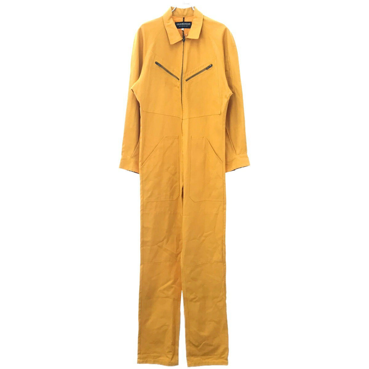 ATELIER BEAUREPAIRE アトリエブールペール バック刺繍オールインワン イエロー M 【中古】 ITC6NH6WUX8W