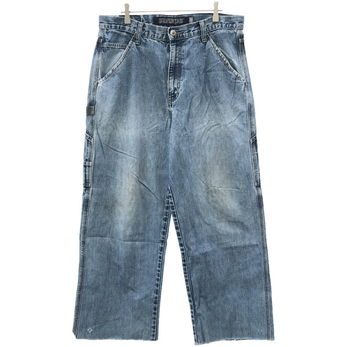 Levi's リーバイス SILVER TAB ペインターデニムパンツ ライトブルー 33×34 【中古】 ITQ3LX8IT2JE