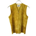 GABRIELA COLL GARMENTS ガブリエラ コール ガーメンツ Leather Zipper Vest ジップアップレザーベスト イエロー系 1 【中古】 IT5JLBZILQ3W
