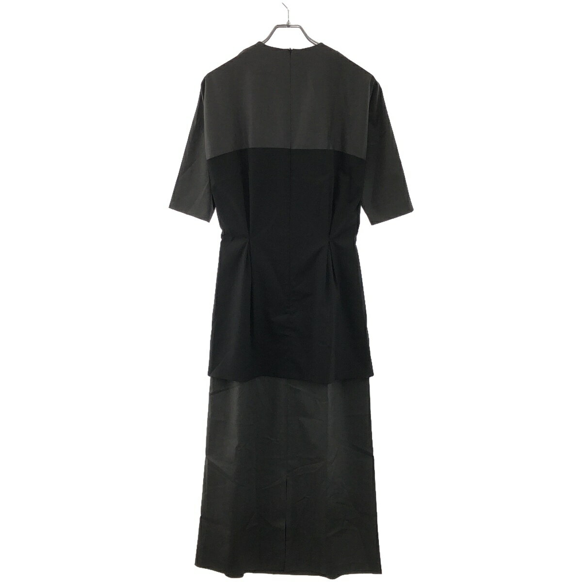 RIM.ARK リムアーク 24AW Bustier dress ウエストシェイプドレスワンピース 40HAS33-0261 グレー ブラック 36 【中古】 ITZLO8Q5AW1H