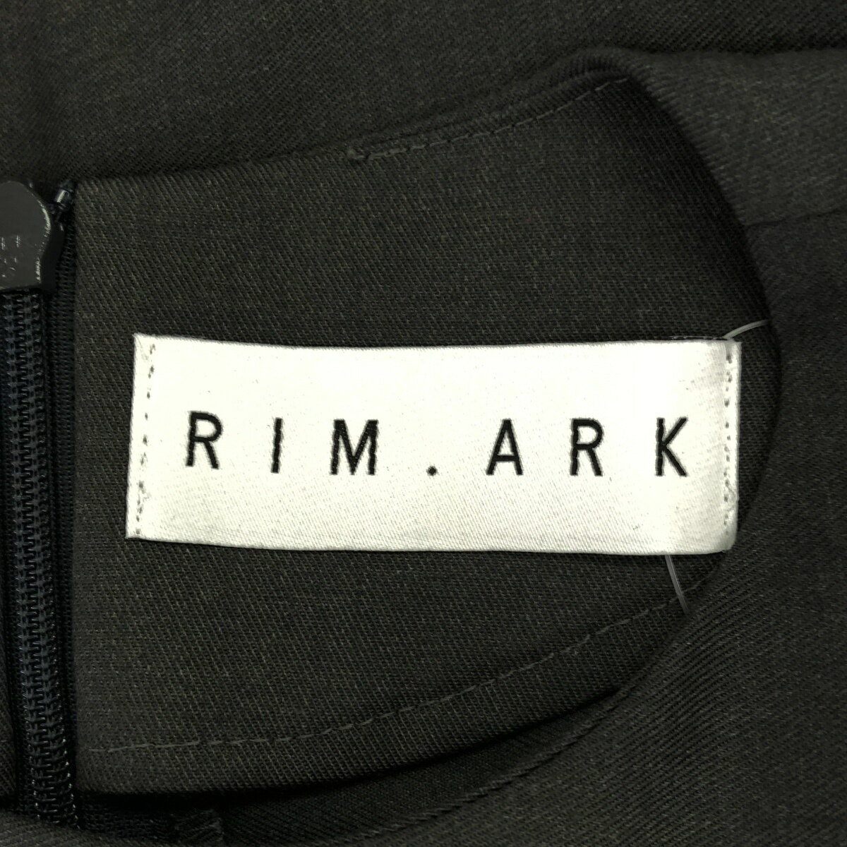 RIM.ARK リムアーク 24AW Bustier dress ウエストシェイプドレスワンピース 40HAS33-0261 グレー ブラック 36 【中古】 ITZLO8Q5AW1H