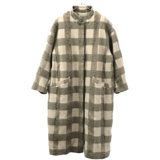 OLTA DESIGNS オルタデザインズ ブロックチェックロングコート 018-31-132 グレー F 【中古】 IT42O2W56Q83 OLTA DESIGNS オルタデザインズ ブロックチェックロングコート 018-31-132 グレー F 【中古】 IT42O2W56Q83