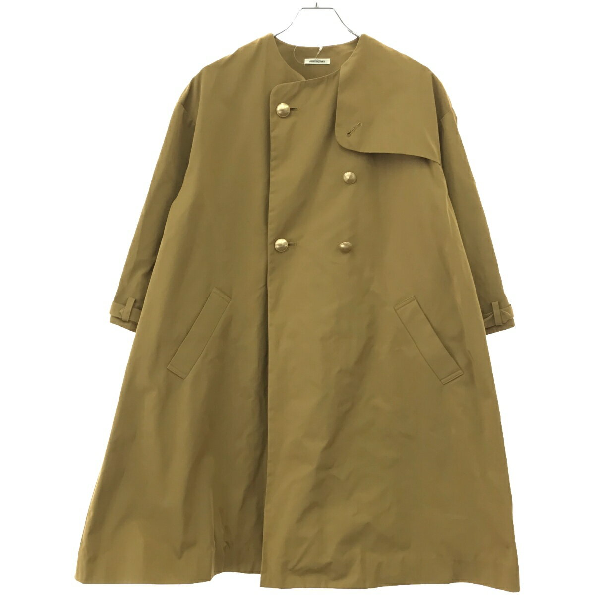 atelier KEISUZUKI アトリエ ケイスズキ DYUMA trench ノーカラードゥマトレンチコート ブラウン系 【中古】 ITLZ6TA8TTL4