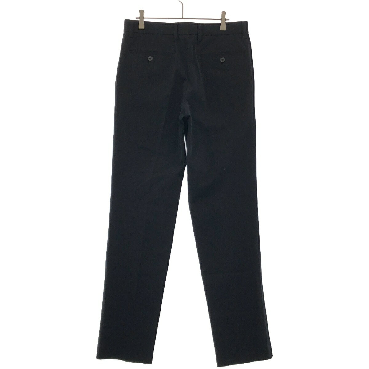 ISSEY MIYAKE MEN イッセイミヤケ メン コットンストレッチトラウザーパンツ ME01FF087 ブラック M 【中古】 ITGGEMN74ZYC