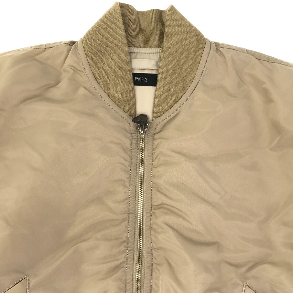 Vaporize ヴェイパライズ L-2B Jacket ボンバージャケット 11-18-0401-052 ベージュ S 【中古】 IT75HFU2QACG