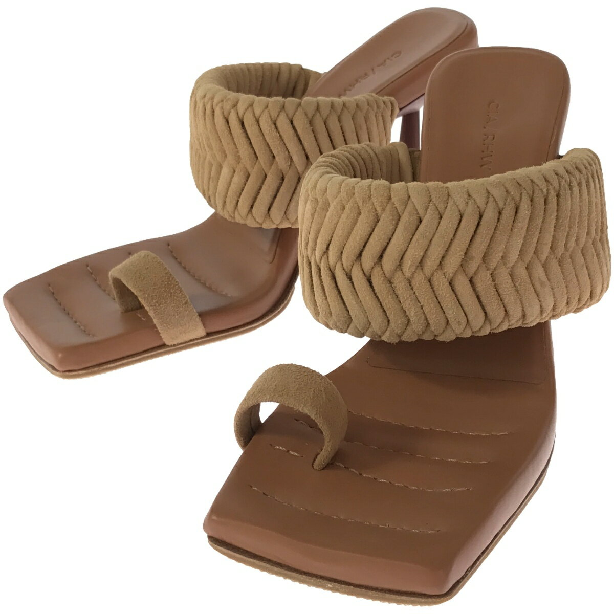 GIA / RHW ジア / アールエイチダブリュー スウェードソングサンダル ブラウン 37 【中古】 IT0TL3NO7QGH