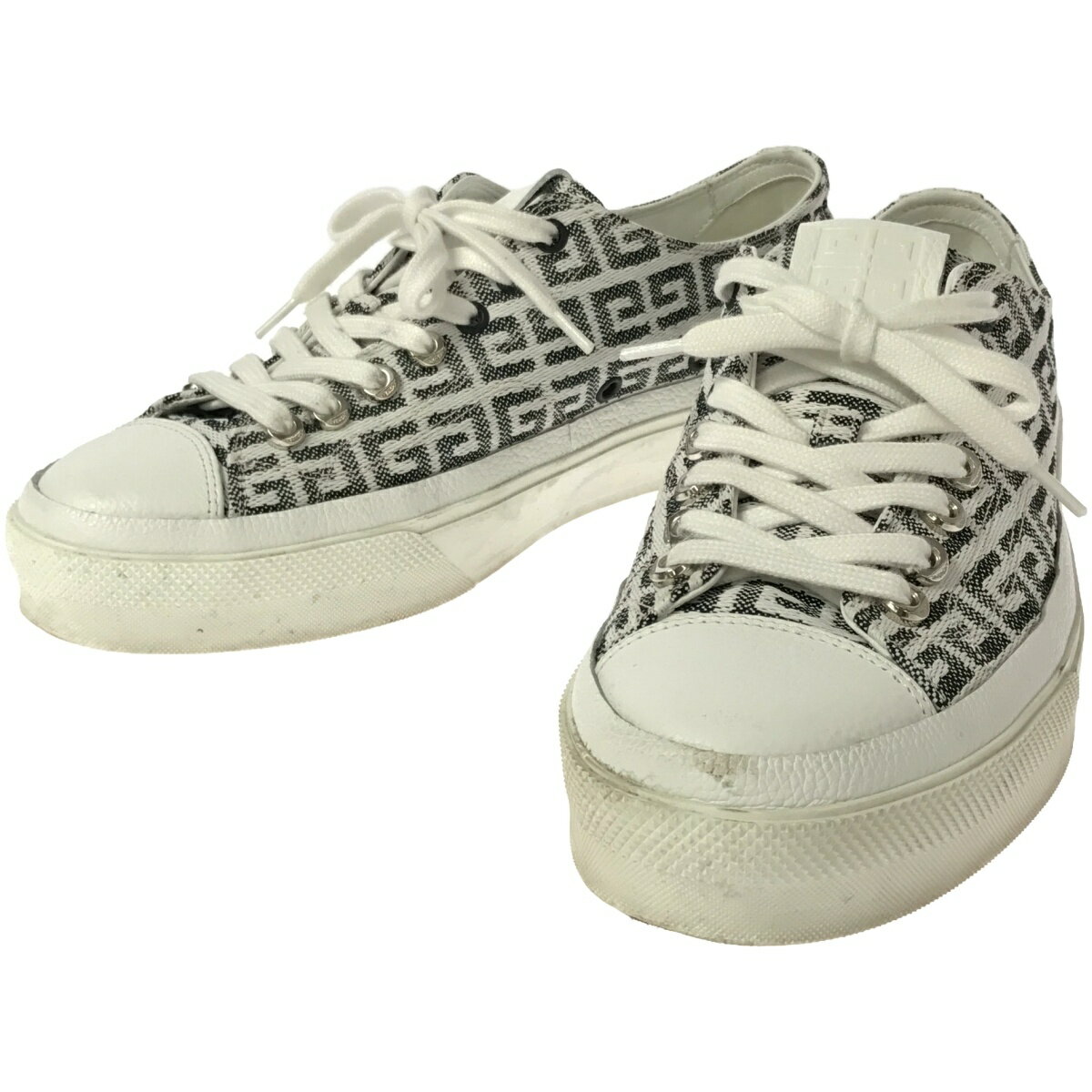 GIVENCHY ジバンシィ 4Gジャガードスニーカー ホワイト 40 【中古】 ITGCKUWYNMCR