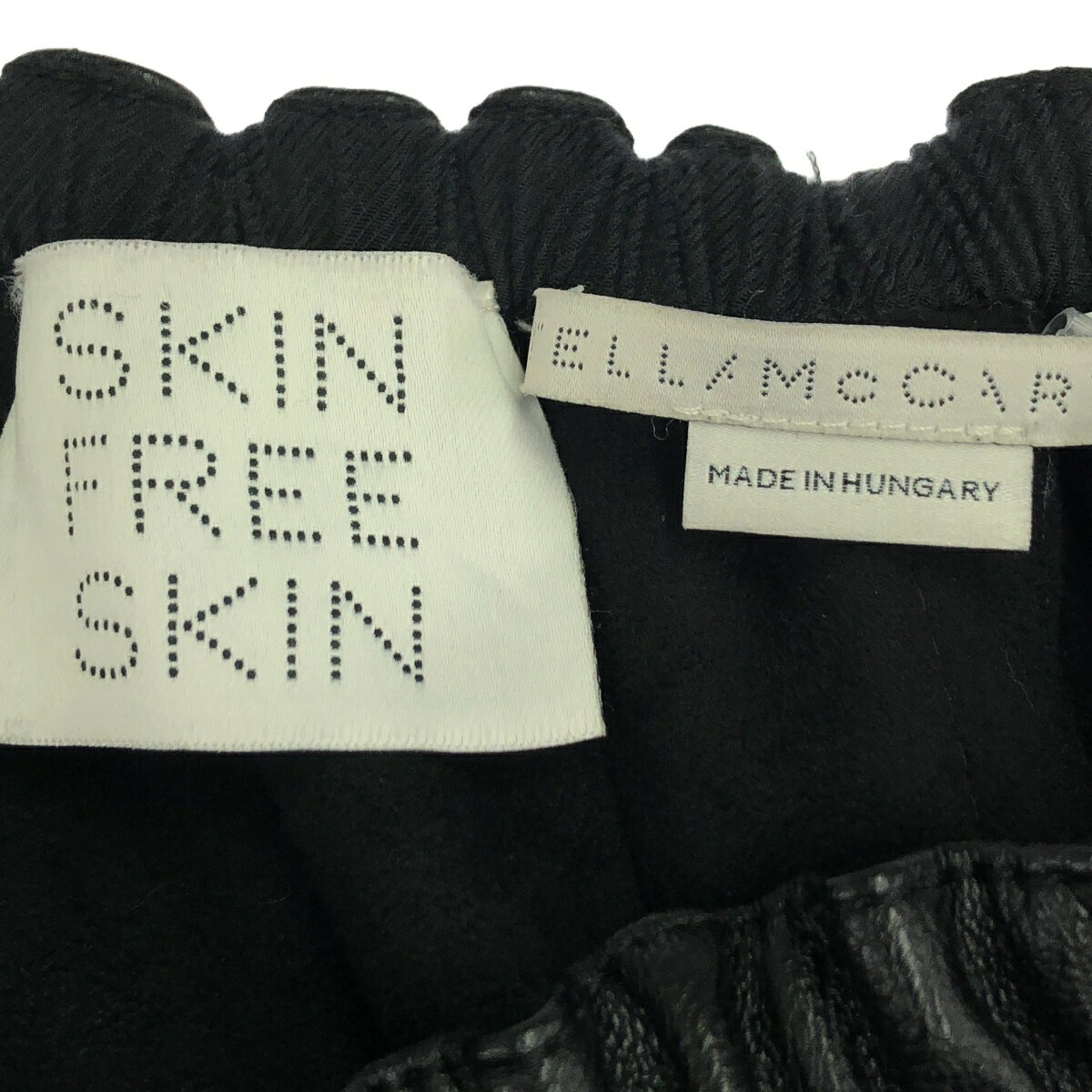 MODESCAPE 楽天市場店のSTELLA McCARTNEY ステラ マッカートニー 18SS フェイクレザーラップスカート 502407 SJB14 ブラック 36 【中古】 IT6H398Y0TO6｜アングル3