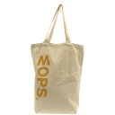 MOPS. モップス ロゴトートバッグ アイボリー 【中古】 IT0NUBBALN0W