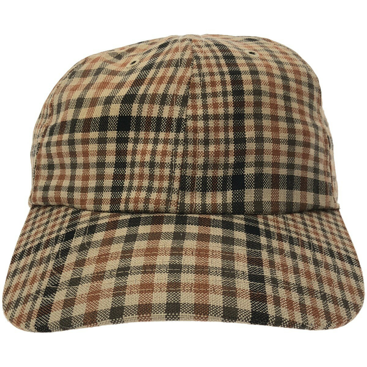 UNDECORATED アンデコレイテッド GUN CLUB CHECK CAP ガンクラブチェックキャップ UDF19902 ベージュ 【中古】 IT1PU4A2NNCW