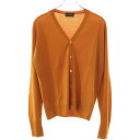 JOHN SMEDLEY ジョンスメドレー MERINO WOOL EXTRAFINE メリノウールニットカーディガン オレンジ M 【中古】 IT2YUB1U...