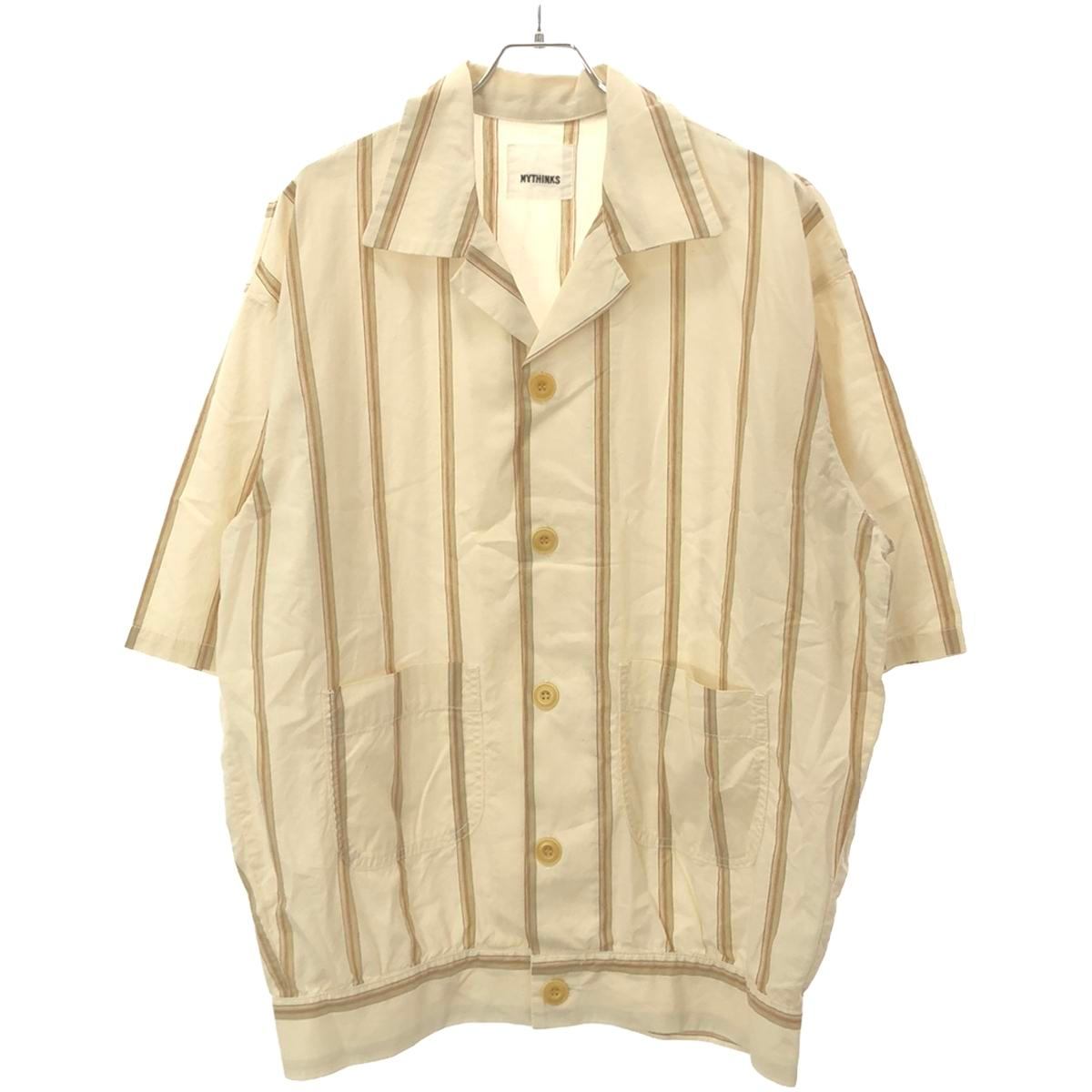 MYTHINKS マイシンクス MY BEACH ストライプセットアアップスーツ アイボリー L 【中古】 ITURWROXHGLK