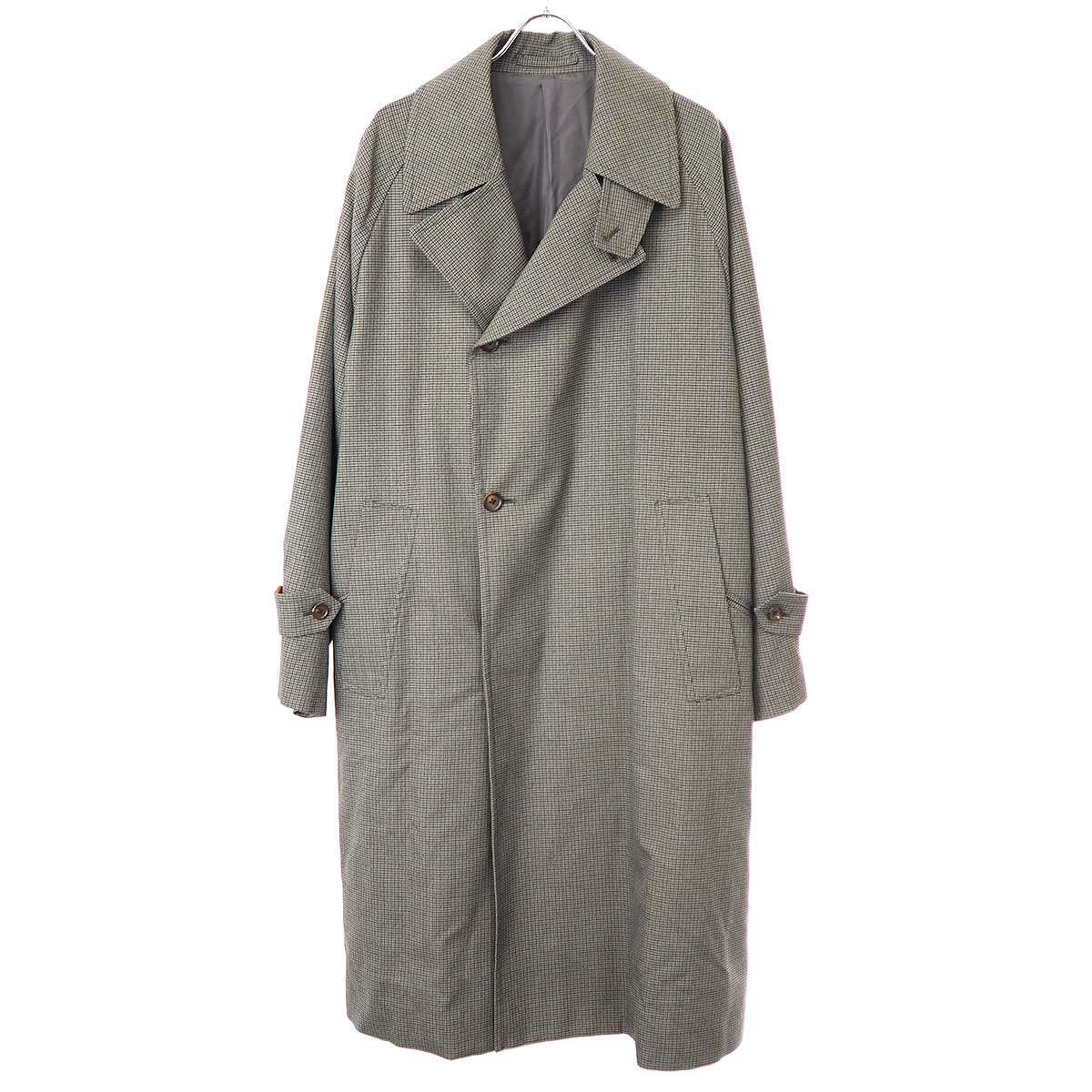 ULTERIOR アルテリア 20AW GUNCLUB CHECK COVERT CLOTH OVER COAT ガンクラブチェックカバートクロスオーバーコート ULCT06-20C33U ブラウン系 5 【中古】 ITSL40PJPT0K