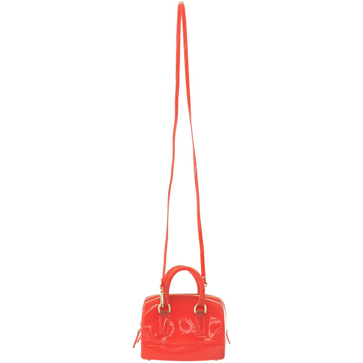 Furla - FURLA フルラ ラバー ミニショルダーバッグ レッド 【中古】 ITXJJB4MTVJE