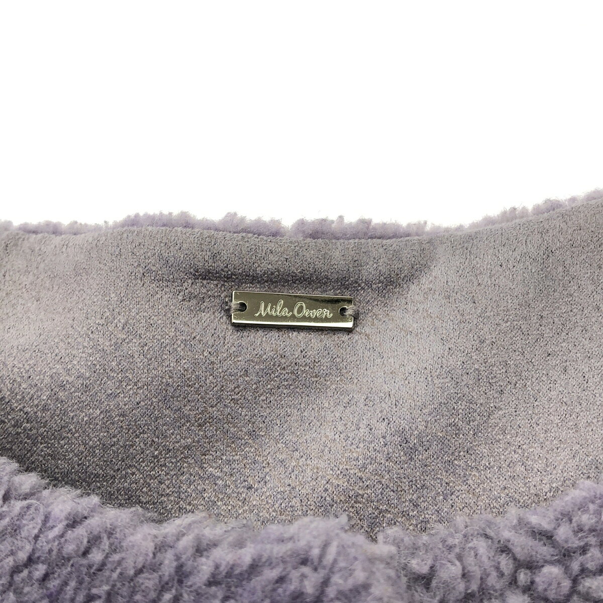 Mila Owen ミラオーウェン ノーカラーシャツカーブボアジャケット 09WFJ204108 パープル F 【中古】 IT47U2GAQ826 modescape-10289684 MODESCAPE 楽天市場店 サンプル画像3