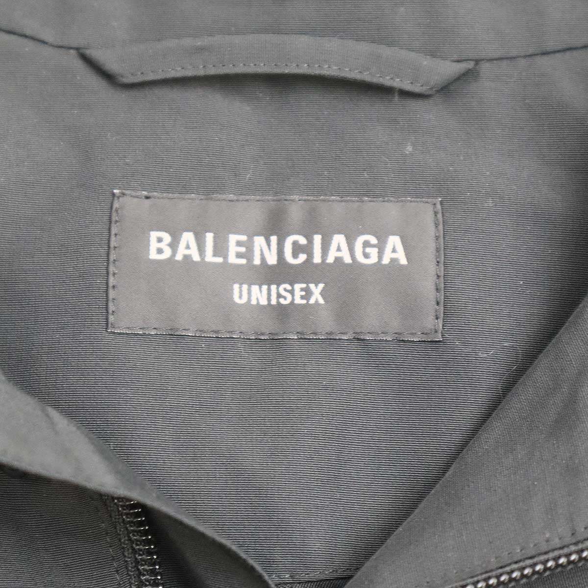 BALENCIAGA バレンシアガ 23SS Track Suit Jacket ミニマルトラックスーツ ジャケット 746473 TM017 ブラック S 【中古】 ITCCKQ8J29IO