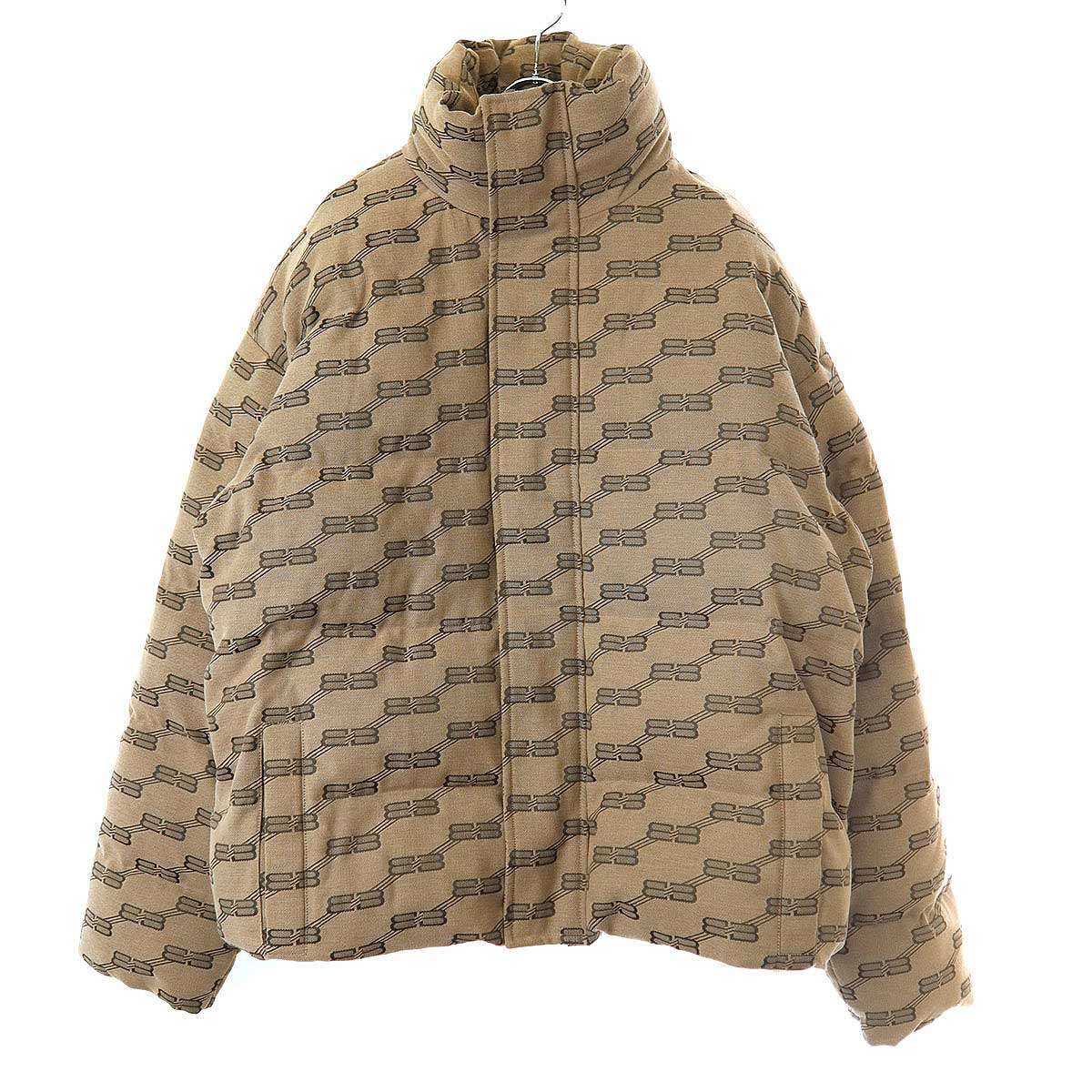Rakuten - BALENCIAGA バレンシアガ 2022AW BB Jacket ロゴパテッドジャケット 681885 TML33 ベージュ 46 【中古】 IT5238VT7UVK