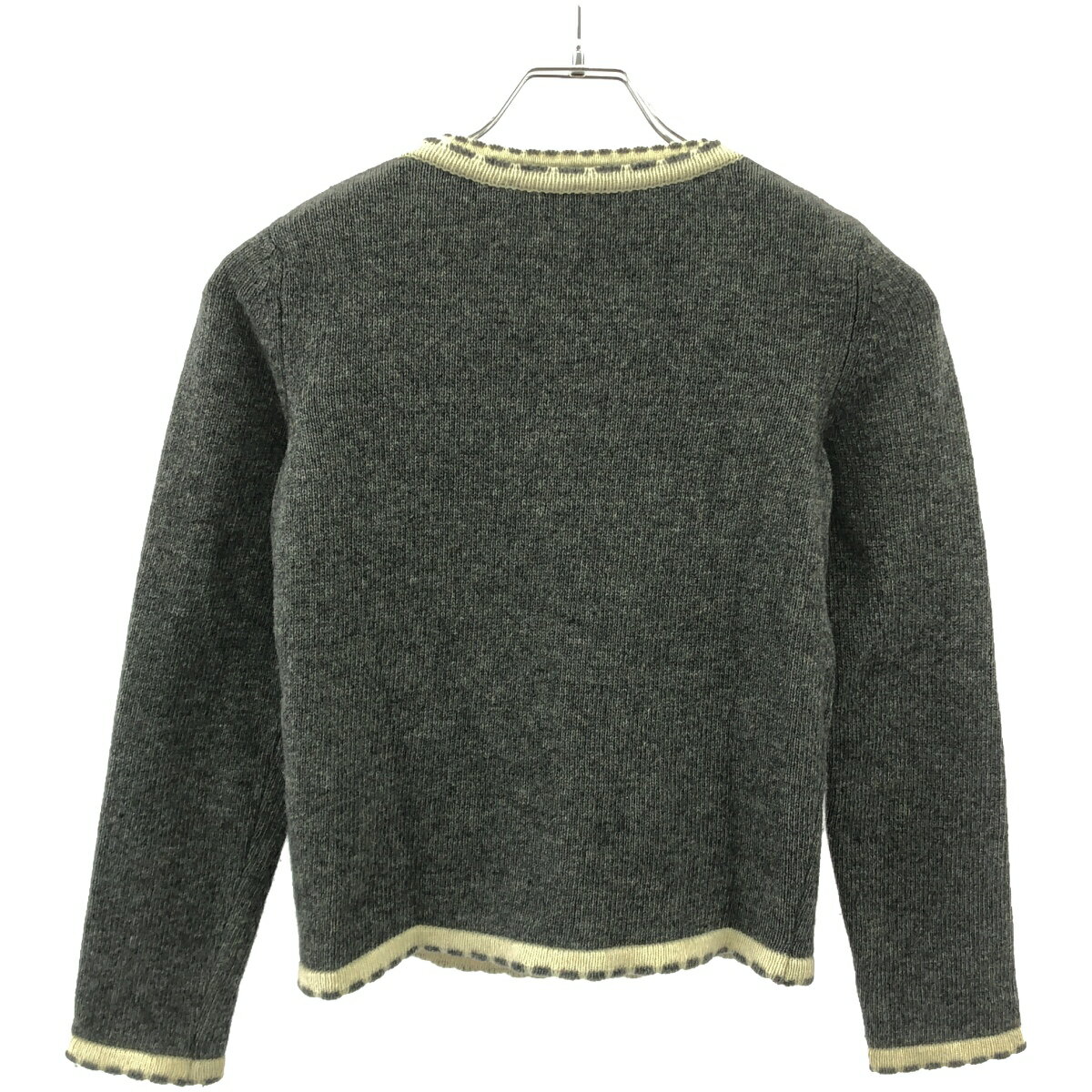 Blugirl ブルーガール アンサンブル カーディガン グレー 40 【中古】 ITNDCDXSUAUS