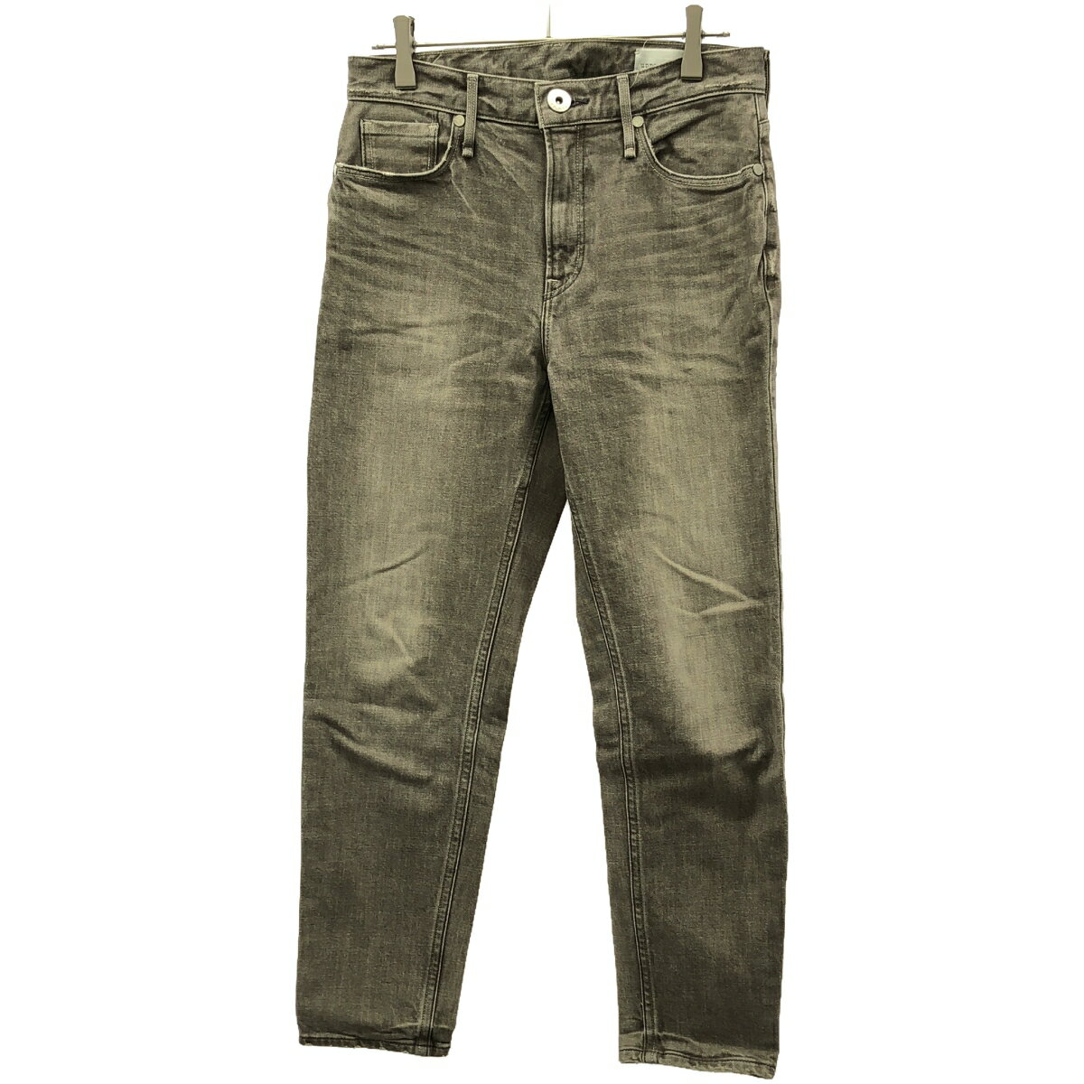 upper hights アッパーハイツ THE LADY ダメージ加工ストレッチデニムパンツ 13G2791-BRZ ブロンズ 23 【中古】 IT5RE0D48EWE