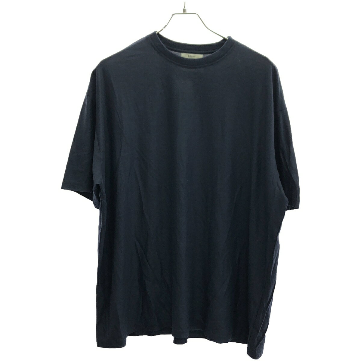 Graphpaper×BODHI グラフペーパー ボーディ カシミヤオーバーサイズTシャツ BD16101 ネイビー F 【中古】 ITS1GV7DK2AO
