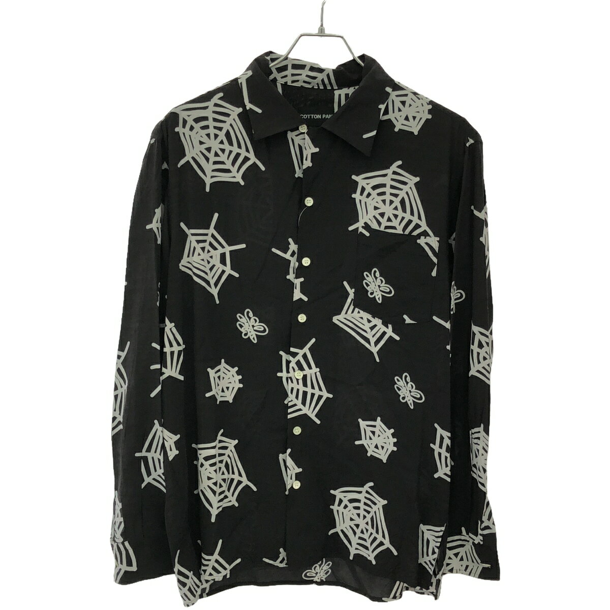 Rakuten - COTTON PAN コットンパン グリコ レーヨンロングスリーブシャツ ブラック 1 【中古】 ITQTOW9366XQ