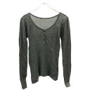 Deuxieme Classe ドゥーズィエム クラス 24AW Waffle Fabric Tシャツ 24-070-500-7160 グレー F 【中古】 ITLRW0UREB1G
