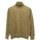 nano universe ナノ ユニバース ファインゲージタートルネックニットセーター 6683222204 ベージュ S 【中古】 IT6UR7K76GAQ