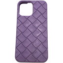 BOTTEGA VENETA ボッテガヴェネタ iPhone 14 promax ケース パープル 【中古】 ITNBXTS76BR4