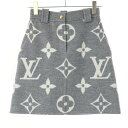 LOUIS VUITTON ルイヴィトン 21AW モノグラムジャイアント ウールスカート RW212W TUV FLSK25 グレー 34 【中古】 ITW8...