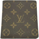LOUIS VUITTON ルイヴィトン M60883 ポルトビエ 10 カルト クレディ モノグラム二つ折りウォレット CA2142 ブラウン 【中古】 IT...