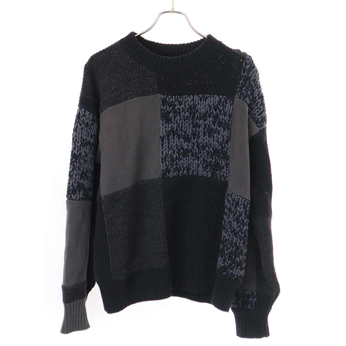 楽天市場】sacai(サカイ)(カラーブラック)(ニット・セーター 楽天市場】sacai(サカイ)(カラーブラック)(ニット・セーター